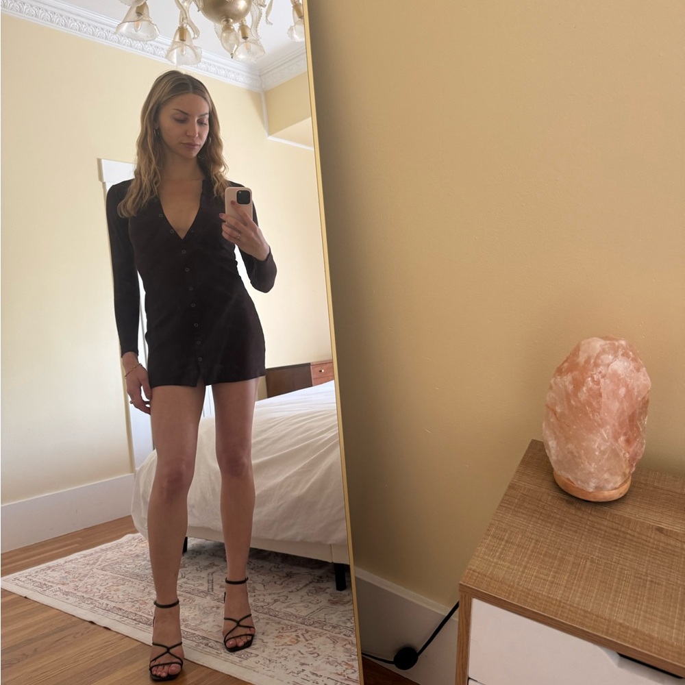 Motel Rocks Brown Dress